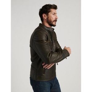 Lucky Brand Leather Bonneville Jacket